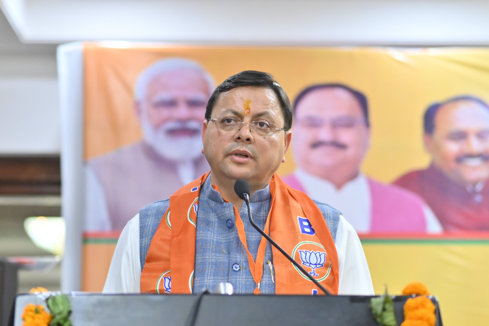 प्रधानमंत्री के नेतृत्व में देश और प्रदेश अपने अमृत संकल्पों को पूर्ण करने में अवश्य सफल होगा और विश्व गुरु भारत का परचम संपूर्ण विश्व में लहराएगा : धामी