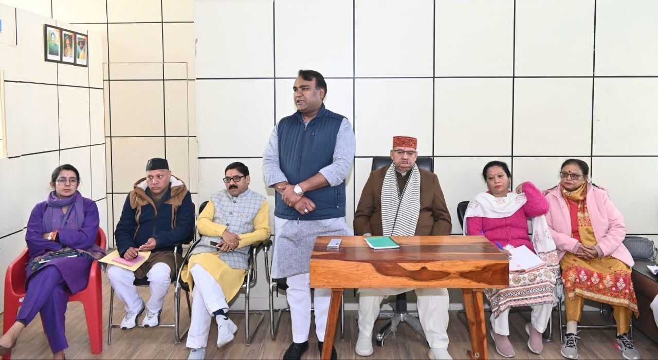 मंत्री गणेश जोशी  का पार्टी कार्यकर्ताओं से  आव्हान:   राष्ट्रव्यापी अभियान में भाग,  जन -कल्याणकारी योजनाओं को जन जन तक पहुंचाना है