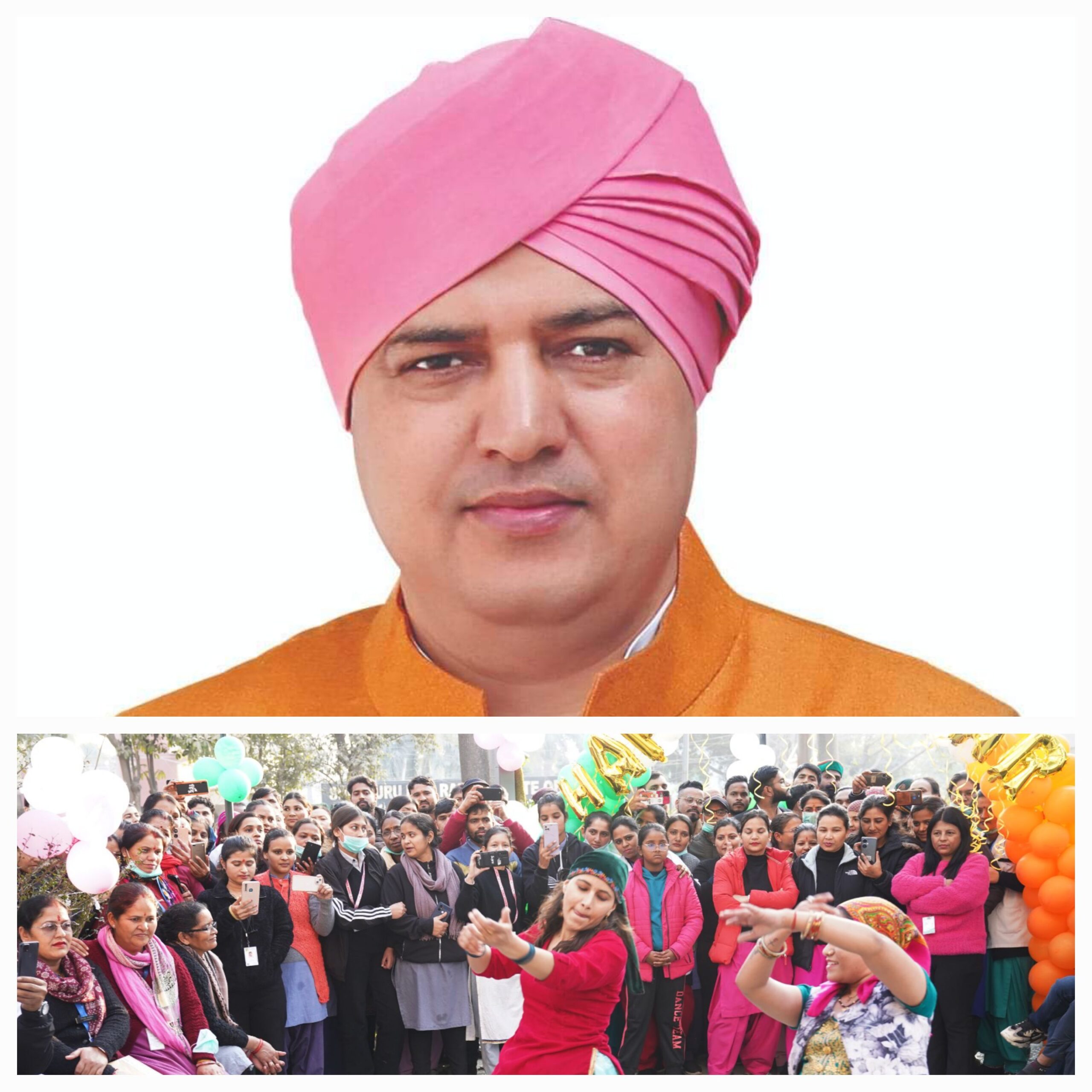 श्री महंत इन्दिरेश अस्पताल में डाॅक्टरों वस्टाफ ने धूमधाम से मनाया नया साल,चेयरमैन श्री  महाराज जी ने अपने संदेश में अस्पताल के सभी  स्टाफ को नववर्ष की हार्दिक बधाई एवम् शुभकामनाएं दीं