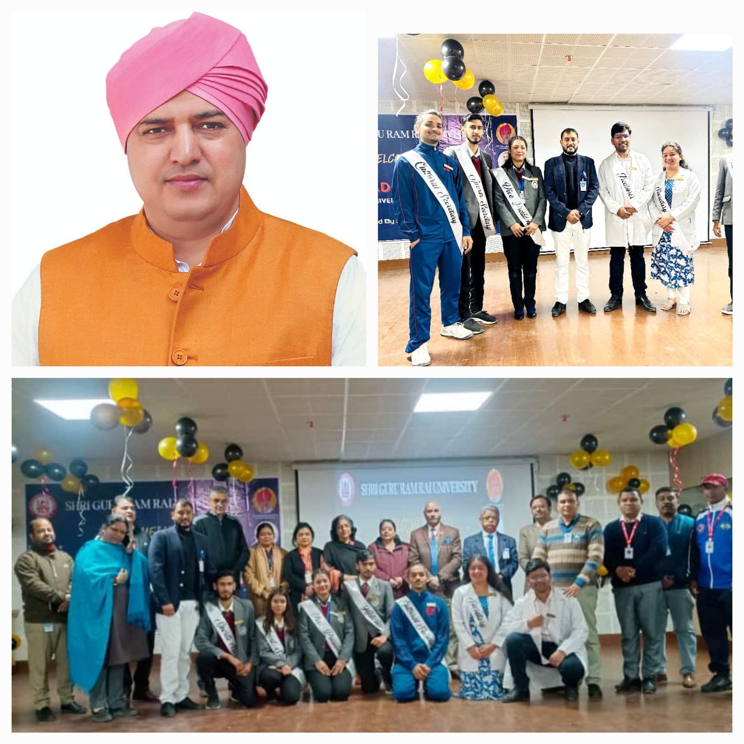 इस अवसर पर श्री गुरु राम राय विश्वविद्यालय के कुलाधिपति महंत श्री देवेंद्र दास जी महाराज ने छात्रों को शुभकामनाएं प्रेषित की