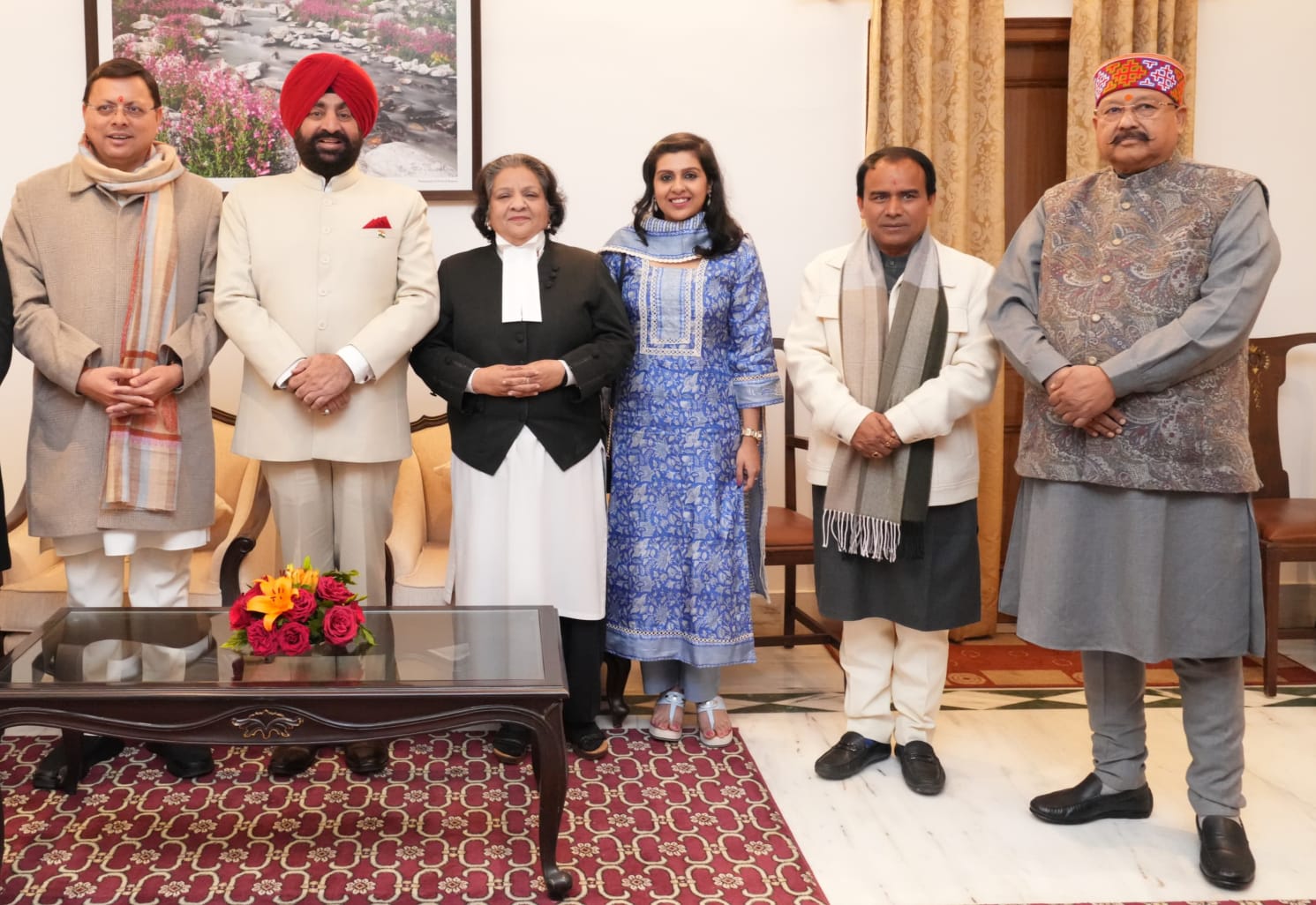 महाराज ने हाईकोर्ट के मुख्य न्यायाधीश बनने पर जस्टिस रितु बाहरी को दी बधाई    