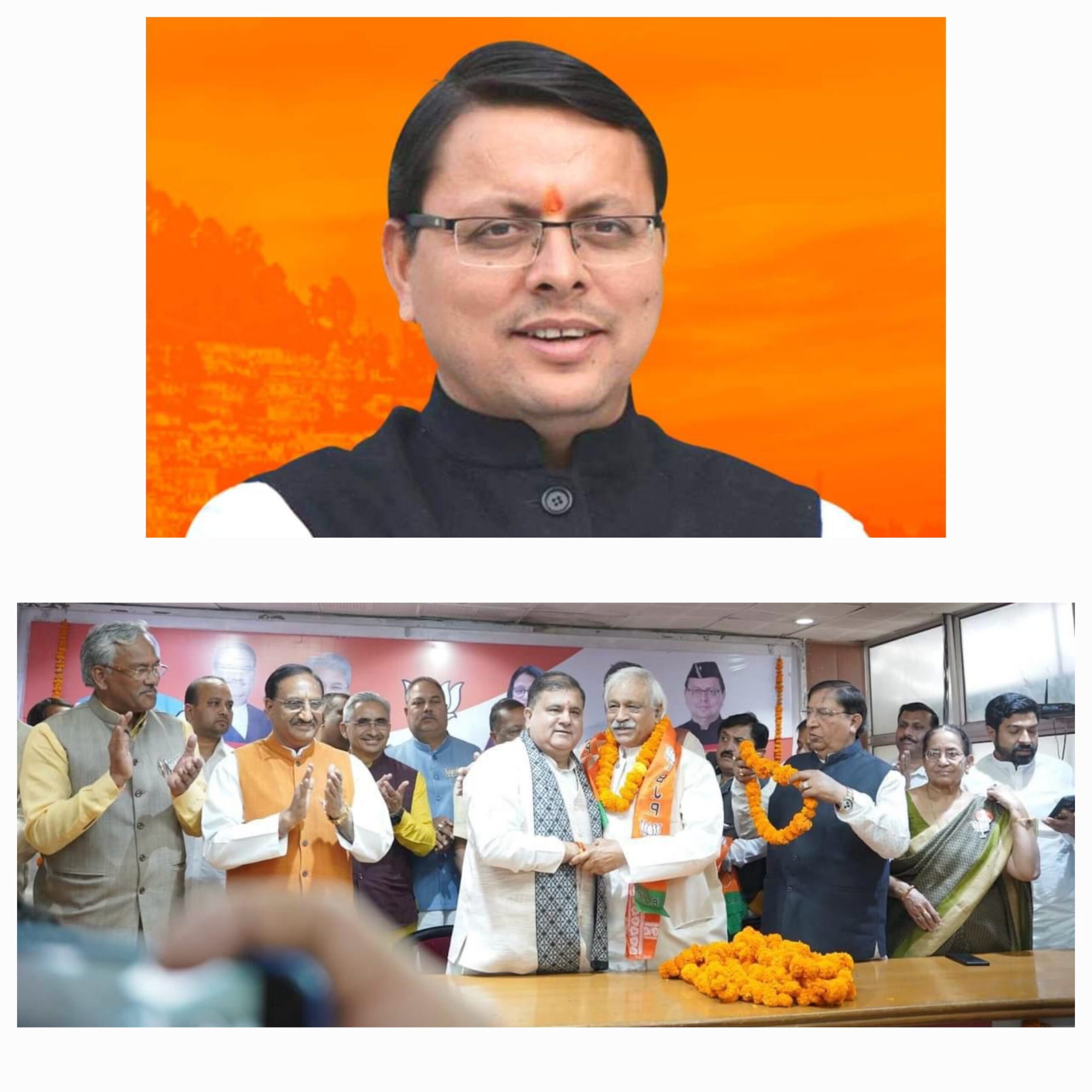 मोदी धामी से प्रभावित होकर  कांग्रेस को जबरदस्त झटका देते हुए, पूर्व कैबिनेट मंत्री दिनेश अग्रवाल ने जनप्रतिनिधियों और सैकड़ो लोगो के साथ आज भाजपा का दामन थाम लिया