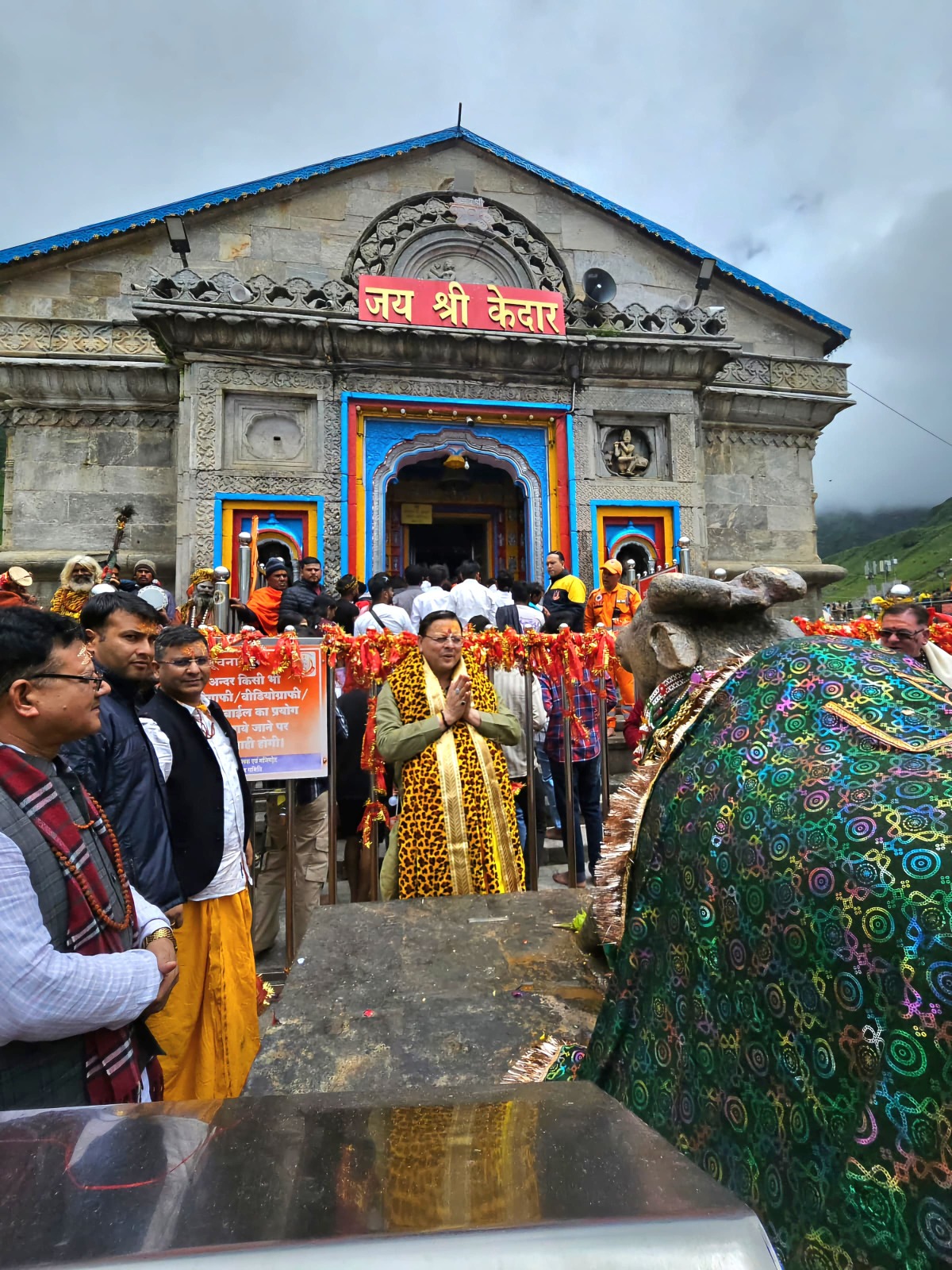 मुख्यमंत्री पुष्कर सिंह धामी ने किए बाबा केदारनाथ के दर्शन