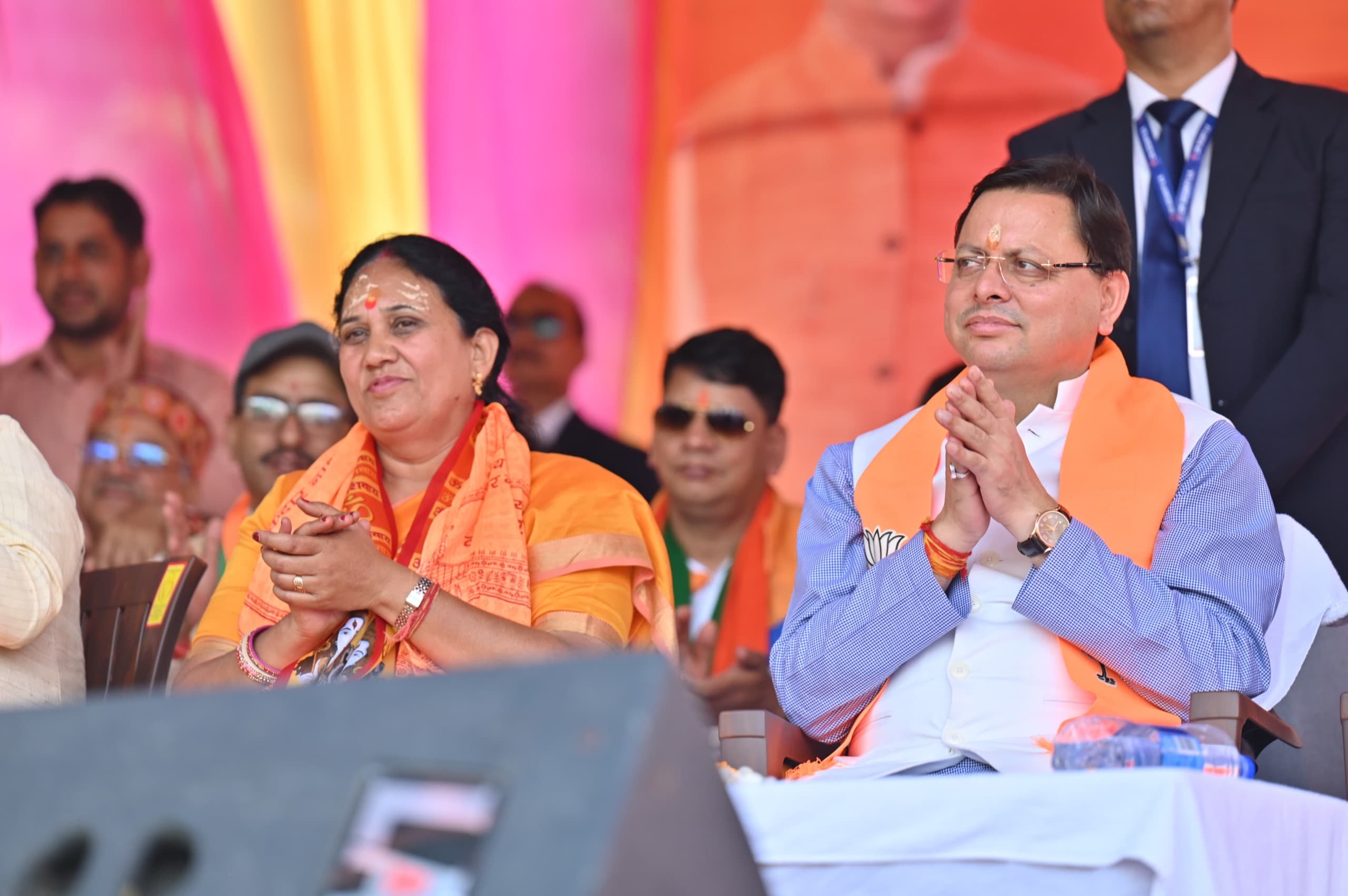 आशा नौटियाल के नामांकन और समर्थन में आयोजित जनसभा में पहुंचे सीएम धामी, कहा केदारनाथ का विकास हमारी प्राथमिकता      