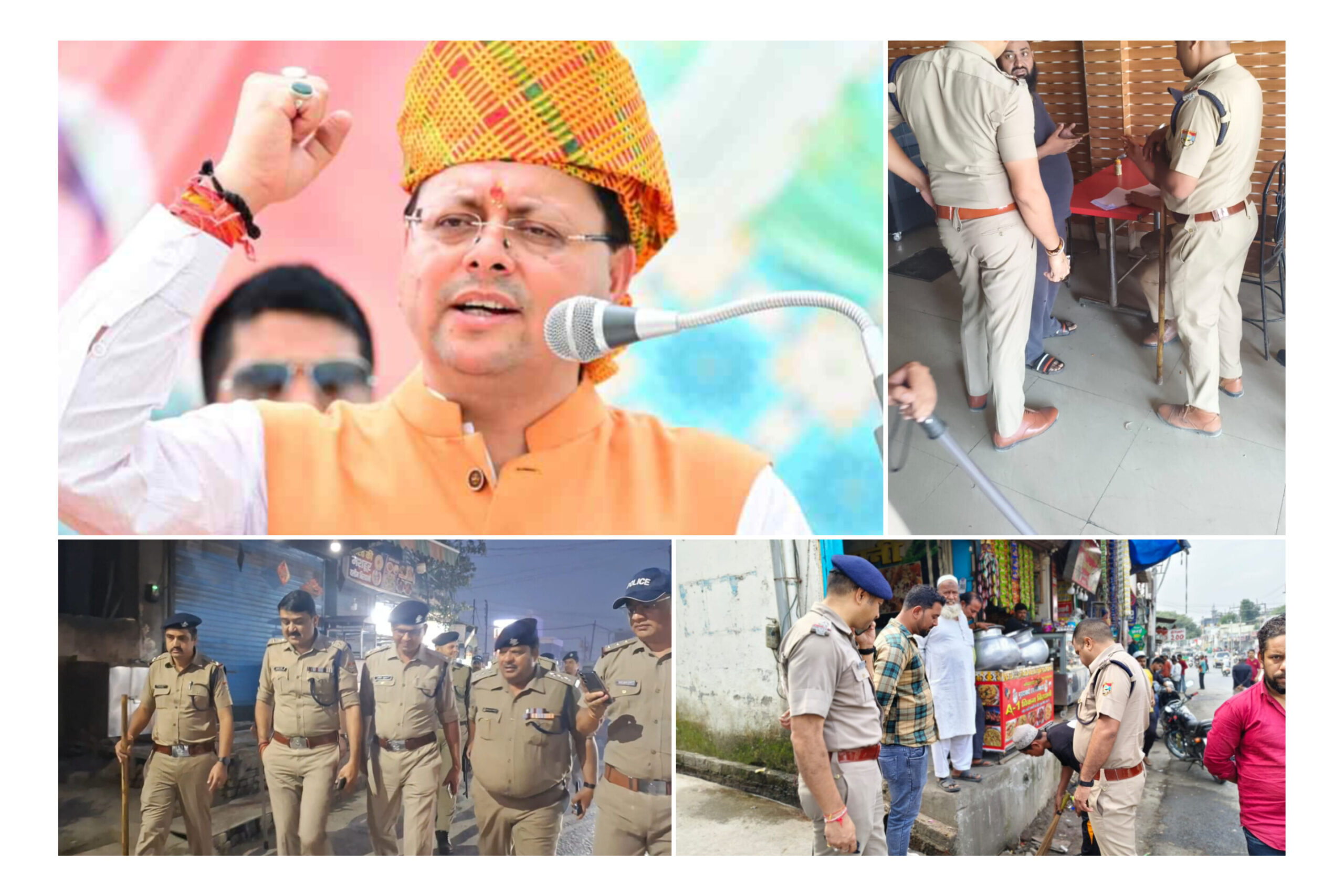 135 संचालक जिनके द्वारा प्रतिष्ठानों में गंदगी पाई गई उनके विरुद्ध पुलिस एक्ट में चलानी कार्रवाई की गयी,127 व्यक्तियों द्वारा सत्यापन नहीं कराए जाने पर थाने लाया गया जिनके सत्यापन की कार्रवाई प्रचलित 