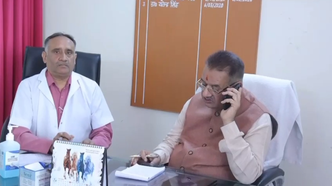 गणेश जोशी ने सीएमएस से चिकित्सालय में कर्मचारियों की कमी को शीघ्र पूरा करने के निर्देश दिए   