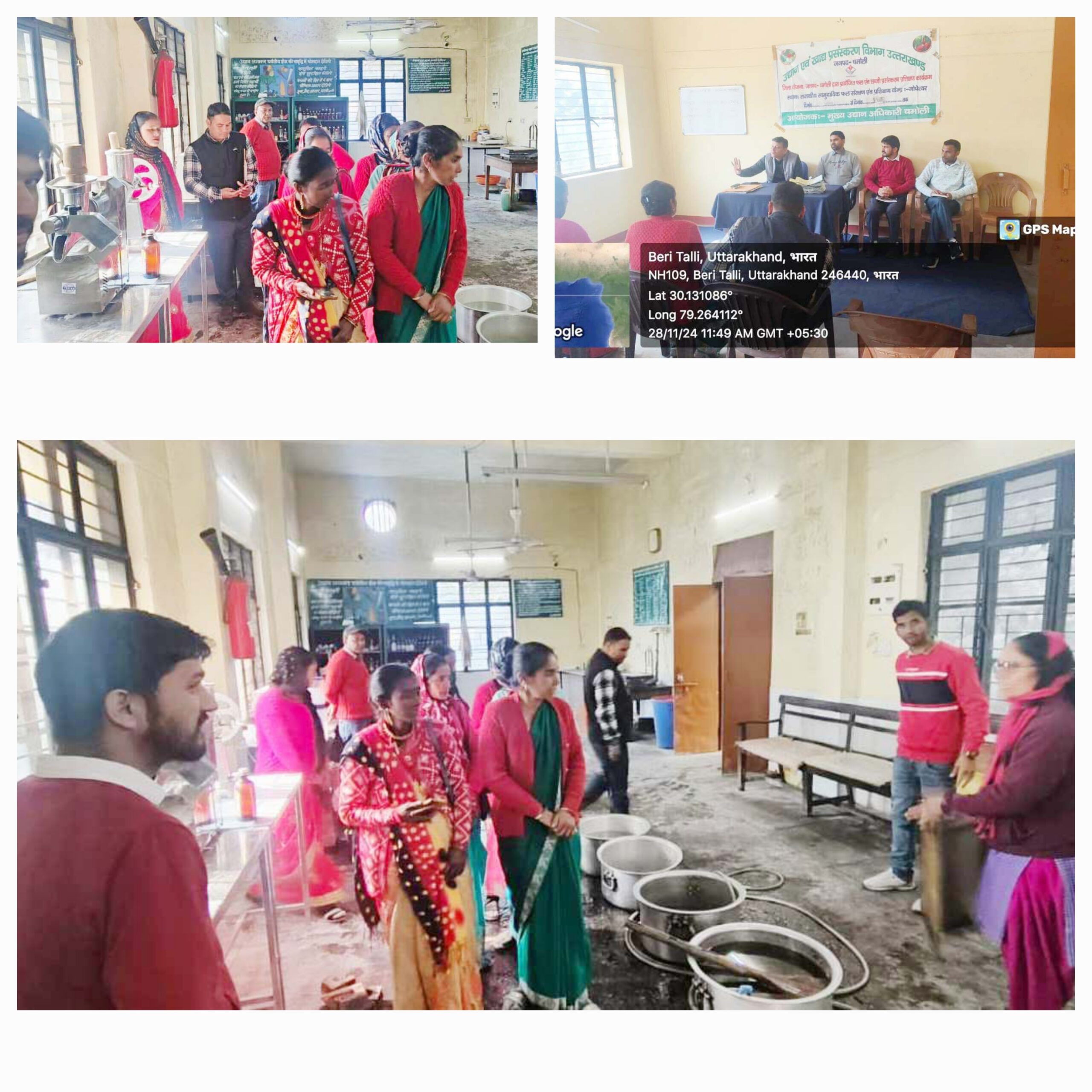 बेस्ट कोचिंग मशीन, फाइल पैंकिग मशीन के प्रशिक्षण के साथ-साथ मंडुवा थ्रेसर, झंगोरा पीसने तथा जूस निकालने का प्रशिक्षण दिया गया   