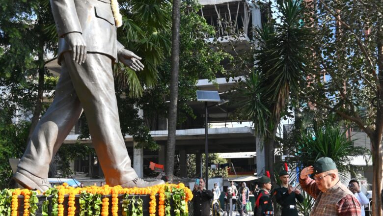 भव्य सैन्यधाम का मुख्य द्वार सीडीएस जनरल बिपिन रावत के नाम पर बनाया जा रहा है