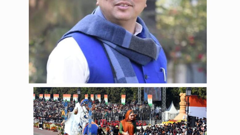 उत्तराखंड की झांकी को गणतंत्र दिवस परेड में मिला तीसरा स्थान   