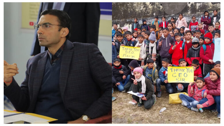 प्रवेश परीक्षा आवागमन व्यवस्था के लिए बच्चों ने डीएम एवं सीडीओ को दिया धन्यवाद । 