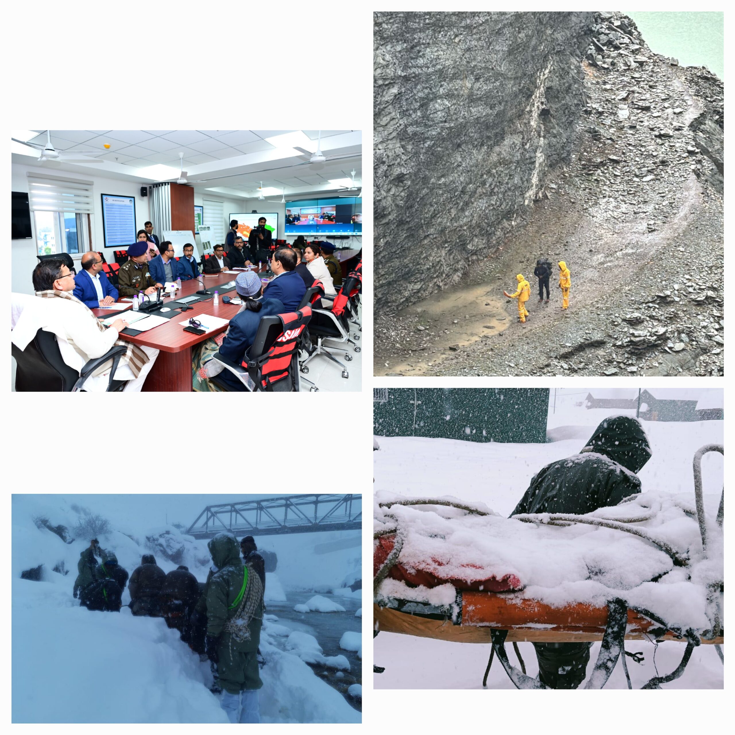 मुख्यमंत्री ने बताया कि 10 लोगों को आईटीबीपी अस्पताल पहुंचाया गया है      