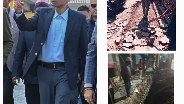 आईएसबीटी चौक से आउटफॉल तक ड्रेनेज सिस्टम और नाले की सफाई का काम शुरू