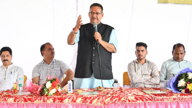 किसानों को आत्मनिर्भर और सम्मानजनक जीवन देने की दिशा में पीएम मोदी ने कर रहे अभूतपूर्व कार्य: कृषि मंत्री गणेश जोशी   