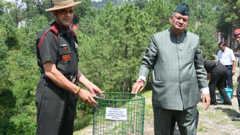हिमालय दिवस पर सैनिक कल्याण मंत्री गणेश जोशी ने लैंसडाउन छावनी में किया वृक्षारोपण      