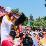 सीआईएमएस कॉलेज में गोल्ज्यू महाराज की डोली का भव्य स्वागत, हजारों श्रद्धालु हुए शामिल