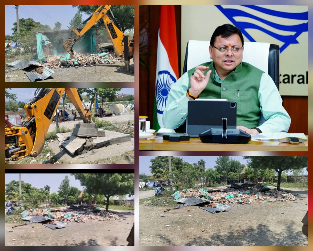 देवभूमि की जमीन पर अवैध कब्जा स्वीकार नहीं’—धामी की नीति पर प्रशासन का सख्त एक्शन