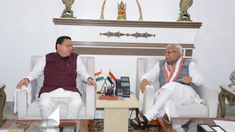 सीएम धामी की ऊर्जा परियोजनाओं पर बड़ी पैरवी, केंद्रीय मंत्री मनोहर लाल खट्टर ने दिया सकारात्मक आश्वासन