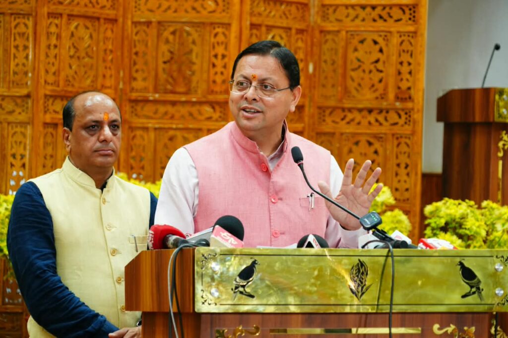 राहुल गांधी पर धामी का प्रहार बोले संवैधानिक संस्थाओं पर भ्रम फैलाने के बजाय तथ्यों पर बात करे कांग्रेस : मुख्यमंत्री धामी
